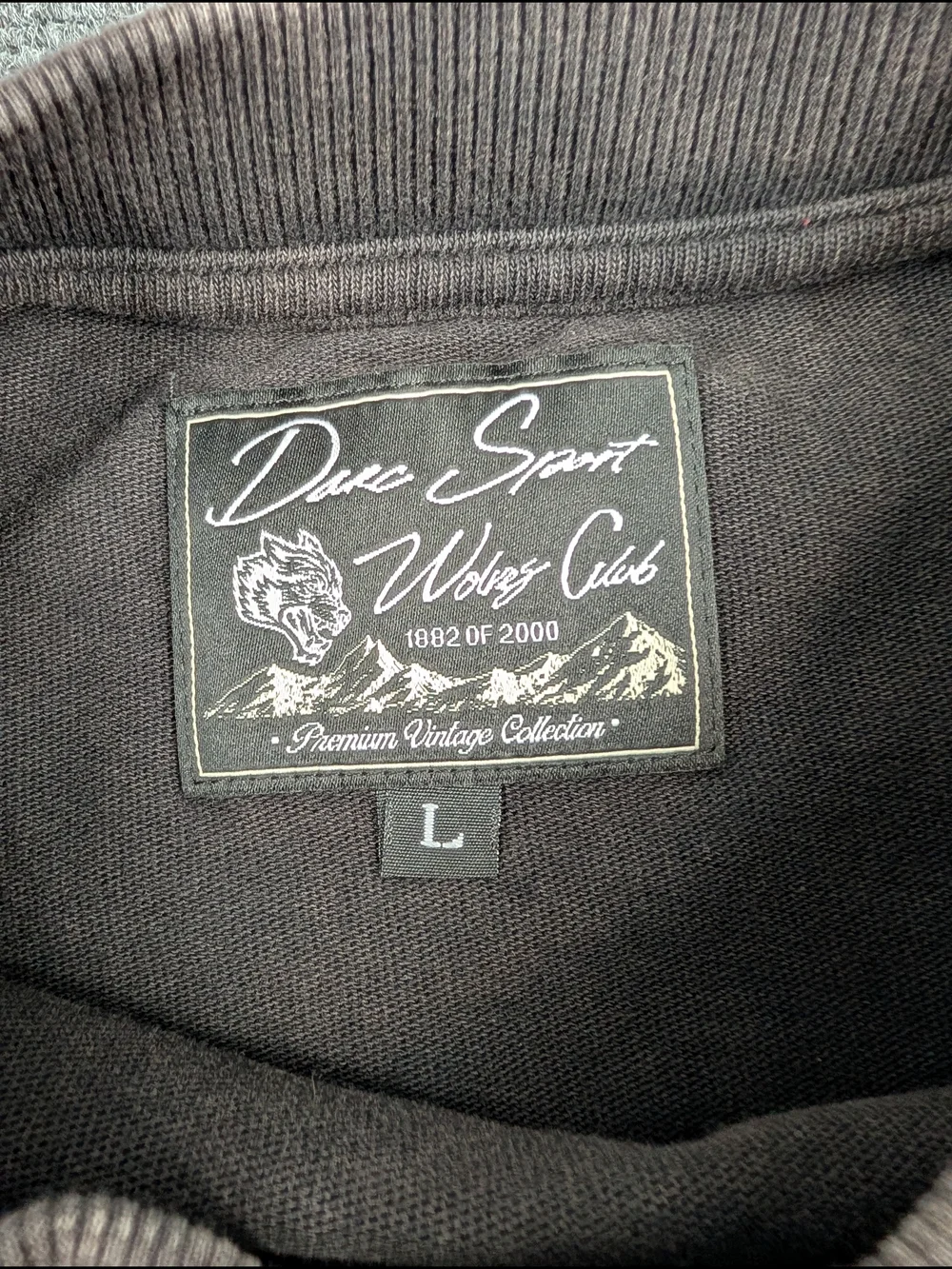 Darc Sport Wolves Forever NFGU 2024 T-Shirt Large Black Vintage Wash - Picture 3 of 7